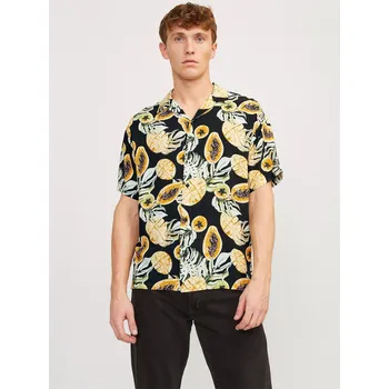Pánská košile Košile Jack and Jones Black 5157486 M