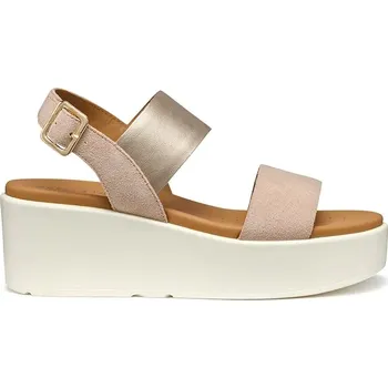 Dámské sandále Sandály Geox D XAND 2.2S dámské, béžová barva, na klínku, D45M1A 022NF C8156 D45M1A.022NF.C8156 02X, EUR 40