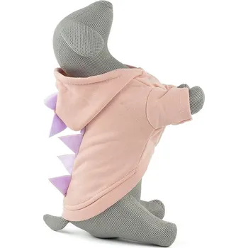 Obleček pro psa Vsepropejska Dino mikina pro psa s kapucí Barva: Růžová, Délka zad (cm): 40, Obvod hrudníku: 48 - 54 cm
