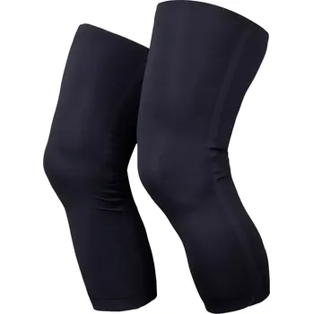 Cyklistické oblečení FORCE Návleky na kolena Force Rush, lepené, černé velikost XL - XXL