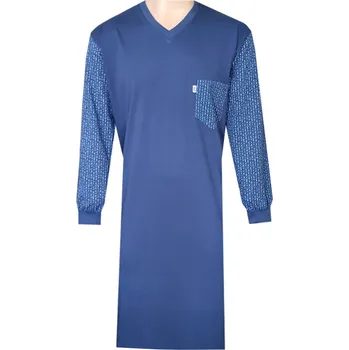 Pánská noční košile Pánská Noční Košile FOLTÝN NK449 Velikost: 3XL, Materiál: Dlouhý rukáv