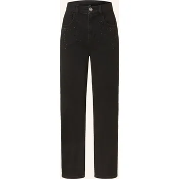 Dámské oblečení Liu Jo Dámské Straight Džíny S Ozdobnými Kamínky, 87432...