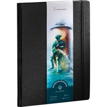 Hahnemühle Watercolor 100% Cotton Skicář 60 A5 250 g Black