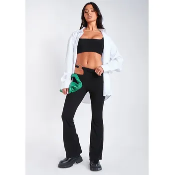 Dámské kalhoty Džíny Missy Empire Black 506688 10 (S)