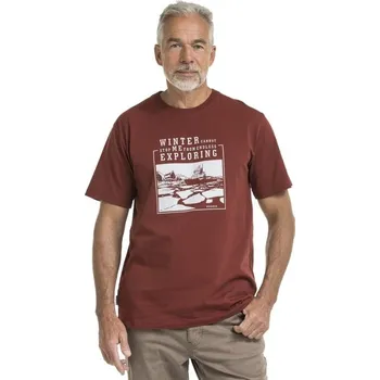 Pánské tričko Bushman tričko Knud burgundy XXXL