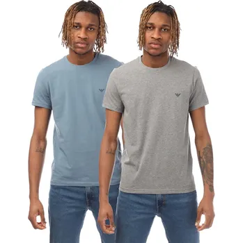 Oblečení a móda Tričko Emporio Armani Grey blue 3972872 S