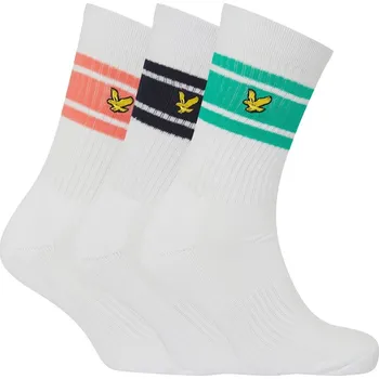 Pánské ponožky Ponožky Lyle and Scott White Mixed 6901893 Mens 7-11