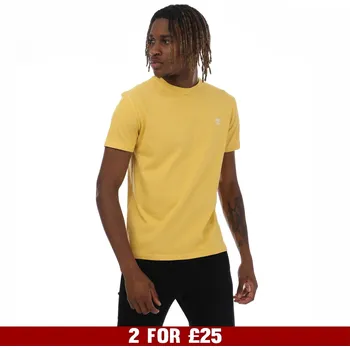 Pánské tričko Tričko Timberland Yellow 156275 S