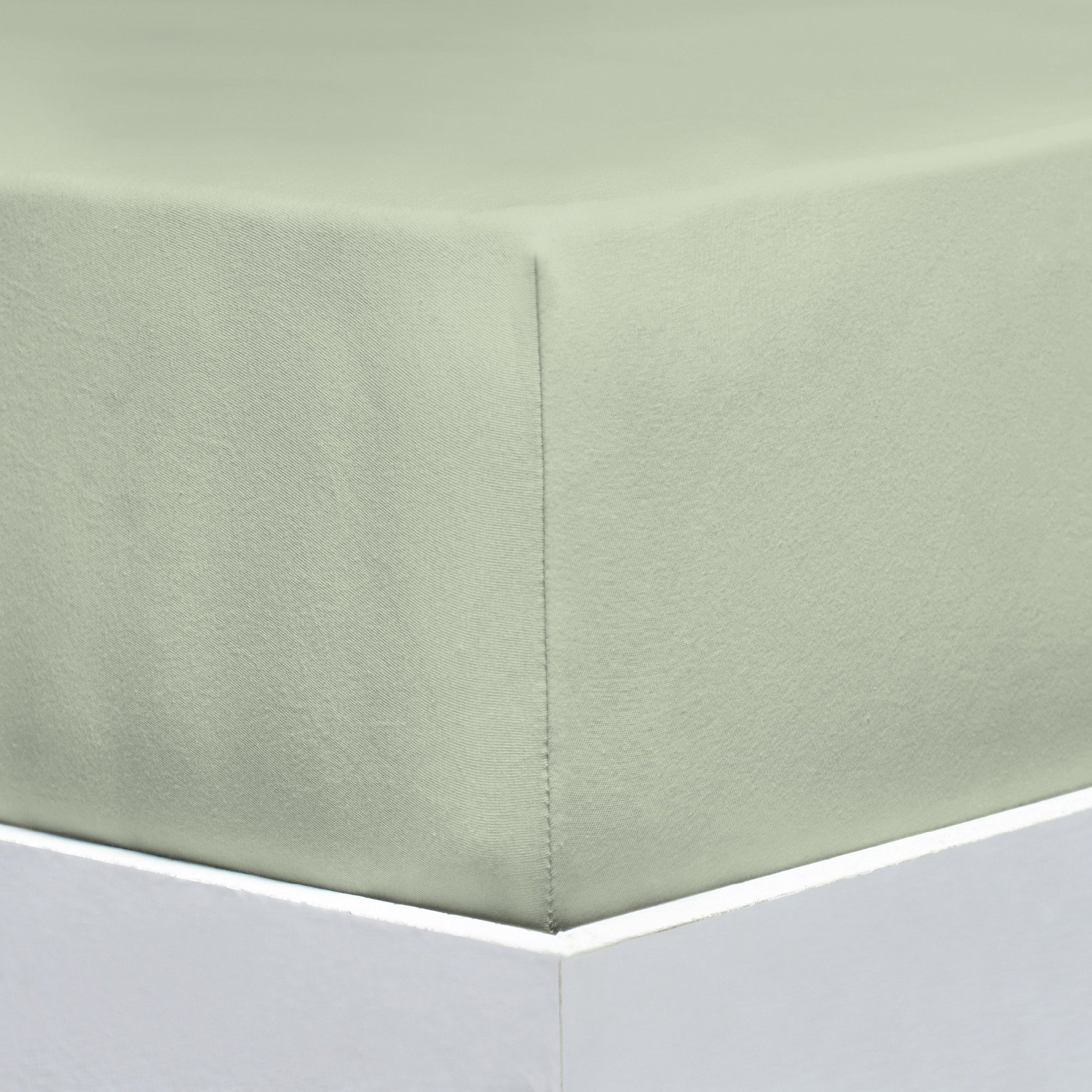 Florella Prostěradlo Avance Jersey Elastan Pastel Grün, 90-100x200-220 cm - loznice21.cz