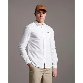 Pánská košile Košile Lyle and Scott White 626 5545380 XS