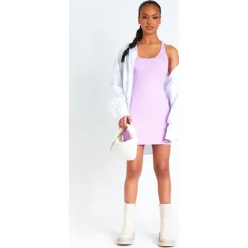 Dámské tričko Missy Empire Lilac 3785424 8 (XS)