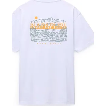 Pánské tričko Tričko Napapijri White 002 2474249 S