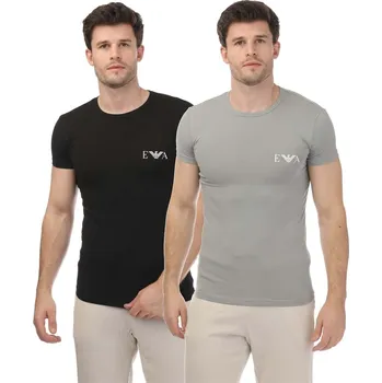 Oblečení a móda Tričko Emporio Armani Grey black 1109775 L