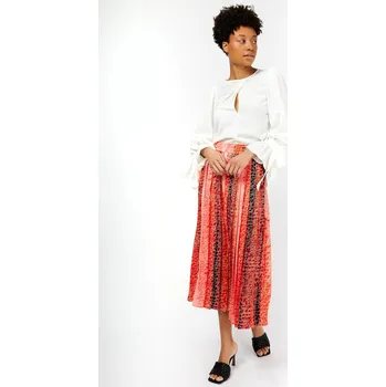 Dámská sukně Little Mistress Red Elphnt Prnt 4900935 16 (XL)