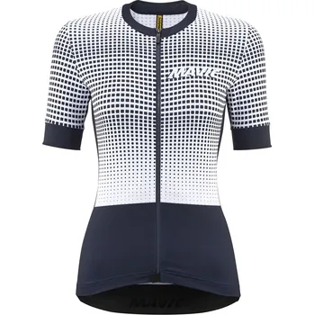 cyklistický dres Dres Mavic Aksium W GRAPHIC STRIPES/DEEP BLUE (T000595), M
