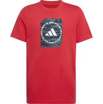 Dívčí tričko Tričko adidas Red Camo 2816610 9-10 Years