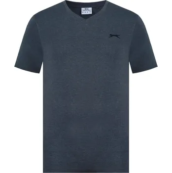 Pánské tričko Tričko Slazenger Charcoal Marl 827858 3XL