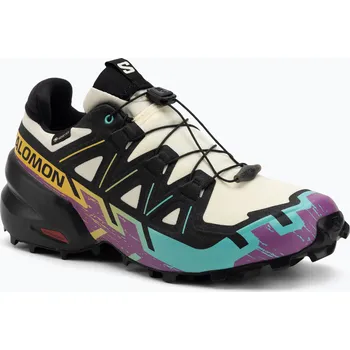 Pánská běžecká obuv Pánské běžecké boty Salomon Speedcross 6 GTX transparent yellow/black/waterfall