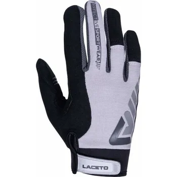 Cyklistické rukavice LACETO BLAZE Black-grey S