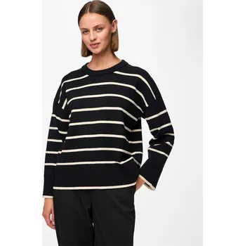 Dámská móda Mikina Pieces Black 655424 12 (M)