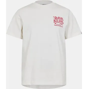 Pánské tričko Tričko Replay White 3236320 XL