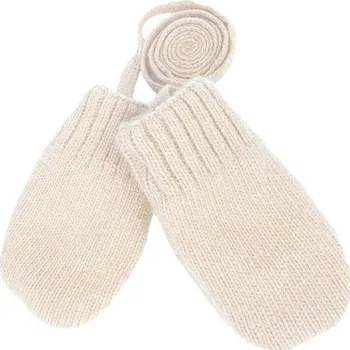 Rukavice Dětské vlněné rukavice Jamiks ESKIMO béžová barva, JZH453 ESKIMO.mer.lapki.JZH453 12X, vel. ONE SIZE