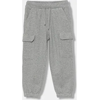 Dětské bavlněné kalhoty United Colors of Benetton 3J68GF045.P.seasonal šedá 09X, vel. 104