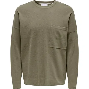 Pánský svetr Svetr Only Desert Taupe 660480 Medium
