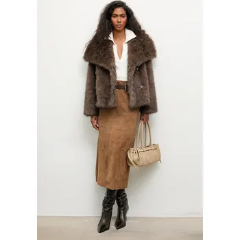 Pánská softshellová bunda Bunda Answear.LAB hnědá barva, přechodná WA25-KUD003 84X, vel. XL