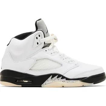 Pánská móda Air Jordan 5 Retro 'White Black' Velikost: 40.0