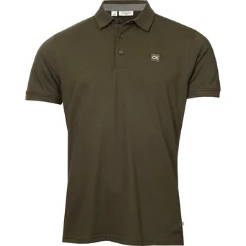 Pánské tričko Tričko Calvin Klein Golf Olive 5345000 Small