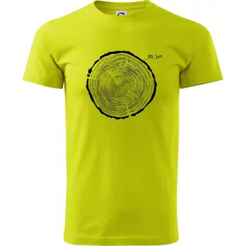 Letokruhy - 85 - Klasické pánské triko vyšší gramáže - M ( Limetková )