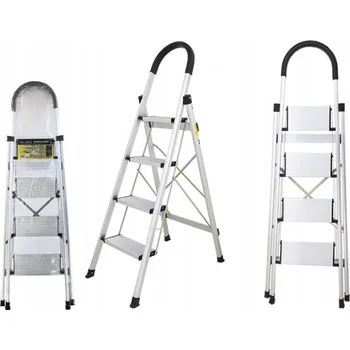 Žebřík CROWNMAN Skládací 4stupňový žebřík pro domácnost CM-1215901