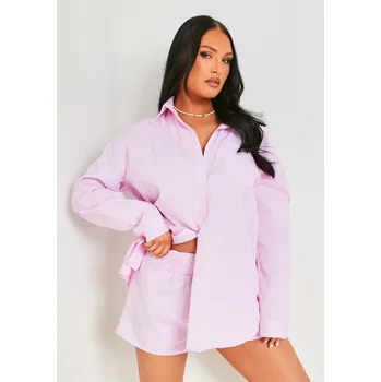 Dámská košile Šaty Missy Empire Pink 8702677 8 (XS)