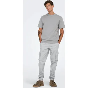 Pánské kalhoty Kalhoty Only Glacier Gray 7057267 28W L