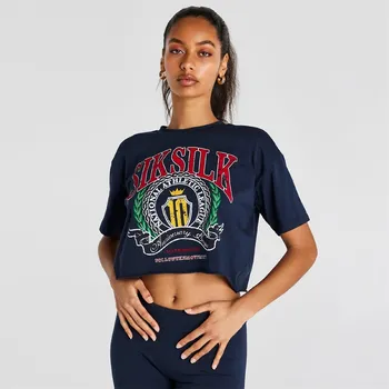 Dámské tričko Tričko SikSilk Navy 8415108 8 (XS)