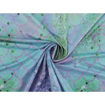 Plavkovina stříbrný efekt, barva 3 zelená past.sv.