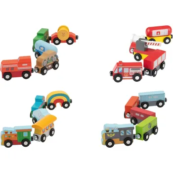 Vláček a vláčkodráha lupilu® Dřevěný vláček