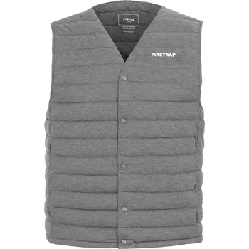 Pánská vesta Vesta Firetrap Lght Grey Marl 114604 XS