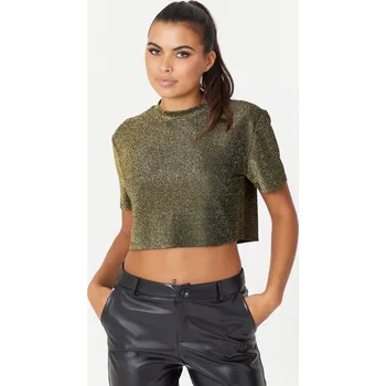 Dámská košile Košile Be You Gold Glitter 4822224 20 (3XL)
