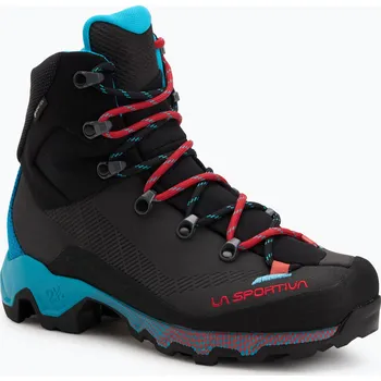 Dámská treková obuv Dámské vysokohorské boty La Sportiva Aequilibrium Trek GTX carbon/malibu blue
