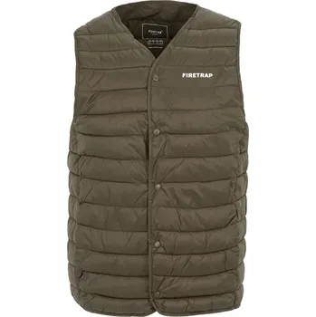 Pánská vesta Vesta Firetrap Army Green 4764222 S