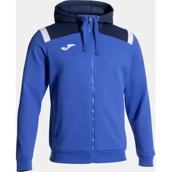 Pánská mikina JOMA TOLEDO MIKINA S KAPUCÍ UNISEX - Modrá, Tmavě modrá - velikost 3XS