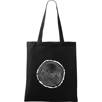 Letokruhy 45 bez věku - Taška bavlněná - 42 x 38 cm ( Černá )