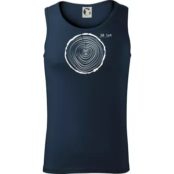 Letokruhy - 20 - Tílko pánské Core - L ( Námořní modrá (velmi tmavá - téměř černá) )