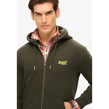 Oblečení a móda Mikina Superdry Dark Grey Green 5873371 Small
