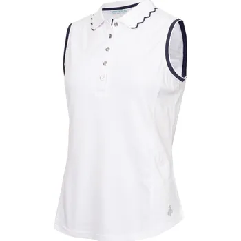 Tričko Calvin Klein Golf Wht-Nvy 4065214 12 (M)