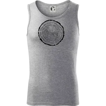 Letokruhy 60 bez věku - Tílko pánské Core - M ( Tmavě šedý melír )