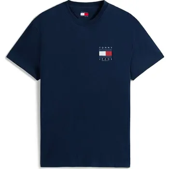 Pánské oblečení Tričko Tommy Jeans Flag Navy 189339 XS