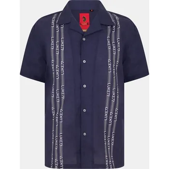 Pánská košile Košile Luke Navy 77 Stripe 1253175 Small